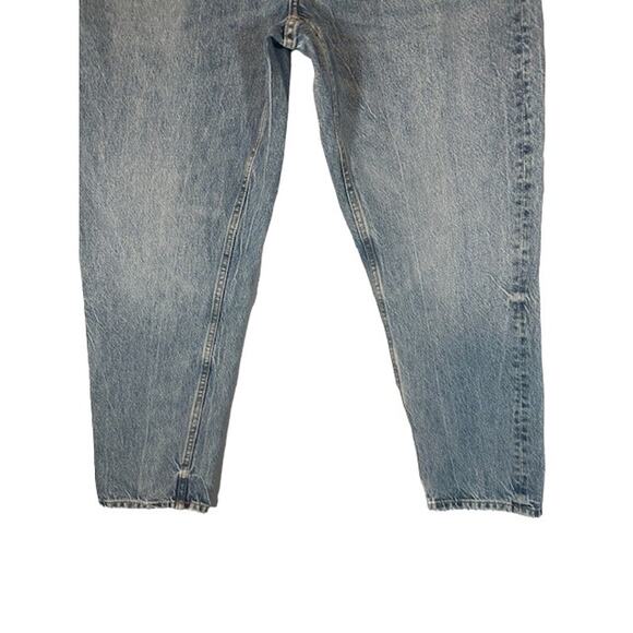 Zara Blue Cotton Button Fly Straight Leg Classic Denim Jeans Men Sz 36 - Picture 4 of 9